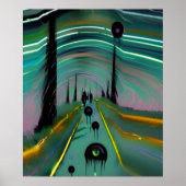 Black Blobs Poster (Vorne)