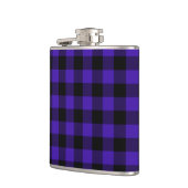 Black Blue Check Flask Flachmann (Links)