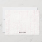 Black & Blue Corset Lingerie Brautparty Einladung (Rückseite)