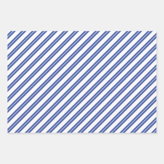 Black Blue Custom Birday Year Wrapper Geschenkpapier Set (Vorderseite 3)