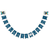 Black Blue Foto Glückwunschs Grad Graduate Abschlu Wimpelkette (Alle)