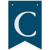 Black Blue Foto Glückwunschs Grad Graduate Abschlu Wimpelkette (Zweite Fahne)