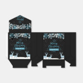 Black Blue Frohe Weihnachtsgeschenk Box Geschenkschachtel (Ungefaltet)