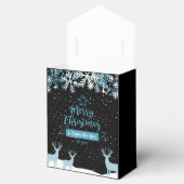 Black Blue Frohe Weihnachtsgeschenk Box Geschenkschachtel (Geöffnet)