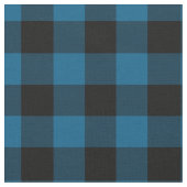 Black Blue Gingham Karos Stoff (Nahaufnahme)