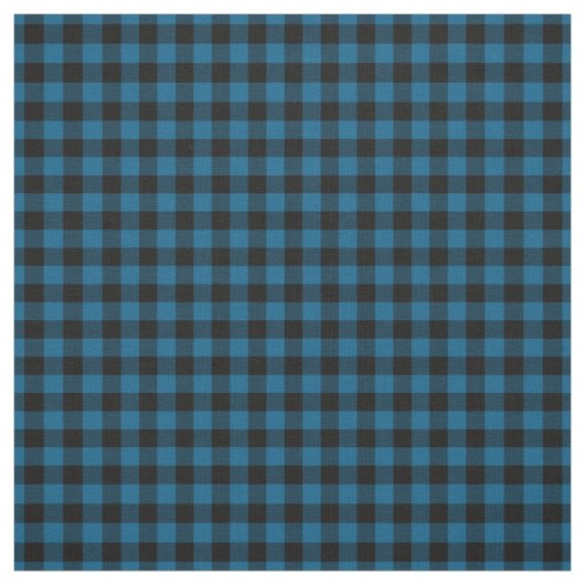 Black Blue Gingham Karos Stoff (Muster)