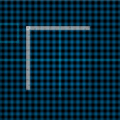 Black Blue Gingham Karos Stoff (Kachel)
