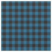 Black Blue Gingham Karos Stoff (Nahaufnahme)