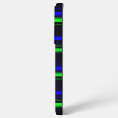 Black Blue Green Stripes Samsung Galaxy Hülle (Rückseite (Horizontal))