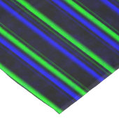 Black Blue Green Stripes Tischdecke (Schrägansicht)