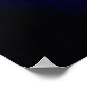 Black Blue Landing Eagle Motivierend Vertrauen Poster (Ecke)