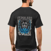 Black Blue Lion T Shirt (Rückseite)
