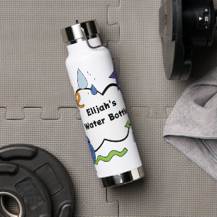 Black Blue Personal Water Flasche
