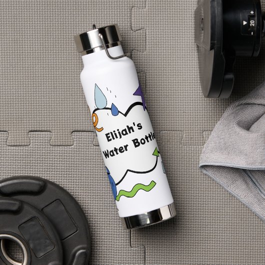 Black Blue Personal Water Flasche (Fitnessstudio)