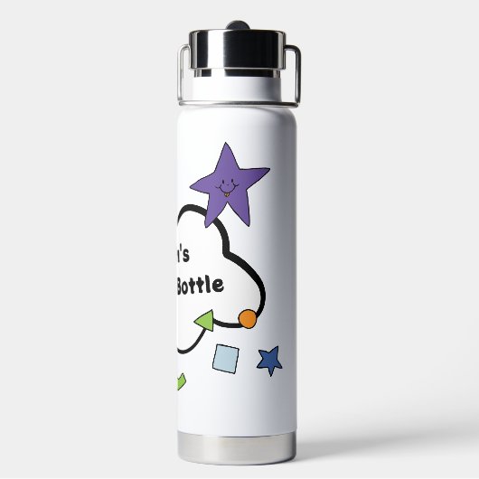 Black Blue Personal Water Flasche (Hinten)