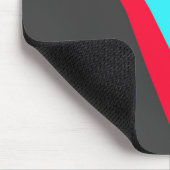 Black Blue Red Gray Muster Mousepad (Ecke)