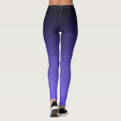 Black Blue Rusticus ombre dunkel Leggings (Rückseite)