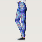 Black Blue Star Individuelle Name Leggings verkleb (Links)