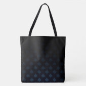 Black & Blue Vintag Diamond Motif Tasche (Vorderseite)