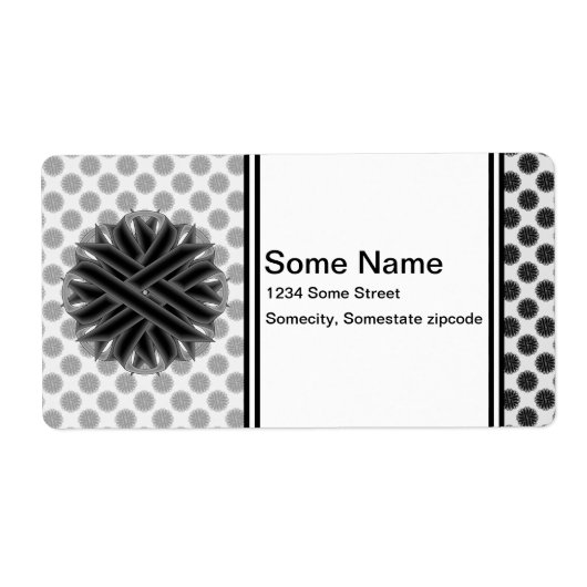Black Blume Ribbon von Kenneth Yoncich (Vorne)