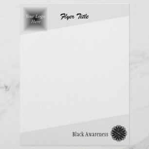 Black Blume Ribbon von Kenneth Yoncich Flyer