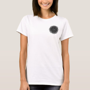 Black Blume Ribbon von Kenneth Yoncich T-Shirt