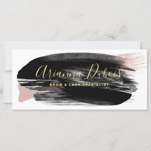 Black Blush Gold Watercolor Geschenkgutschein