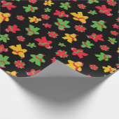 Black Board Game Meepe Weihnachtsmuster Geschenkpapier (Ecke)