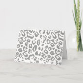 Black Boho Arch Holy Cow Western Babydusche Dankeskarte (Rückseite)