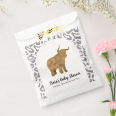 Black Boho Arch Holy Cow Western Babydusche Geschenktütchen (Versiegelt)