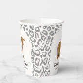 Black Boho Arch Holy Cow Western Babydusche Pappbecher (Links)