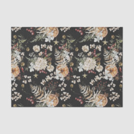 Black Boho Seidenpapier