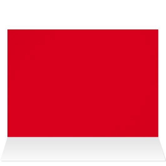 Black Bold Beautiful Notecard (Innenansicht Horizontal (Oben))