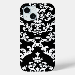 Black Bold Damask @ Emporiomoffa Case-Mate iPhone Hülle