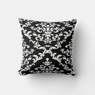 Black Bold Damask @ Emporiomoffa Kissen
