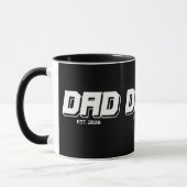 Black Bold Established New Dad Gift Tasse (Links)
