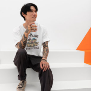 Black Bold Gator Gang T - Shirt