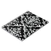 Black Bold Mod Damask Notizblock (Linke Seite)