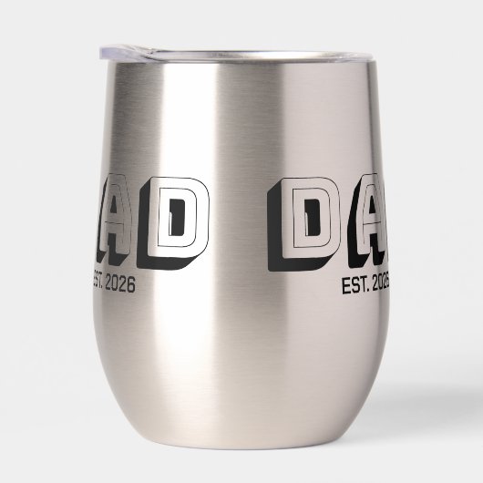 Black Bold Varsity Established Dad (Rechts)