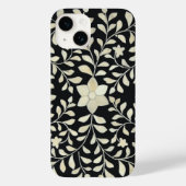 Black Bone Inlay Phone Case (Rückseite)