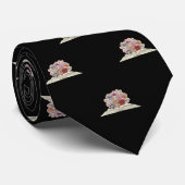 Black Book & Blume Abschluss für Männer, Arbeitsge Krawatte (Gerollt)