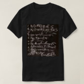 Black Books Blackboard T-Shirt (Design vorne)