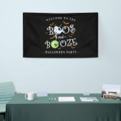 Black Boos & Booze Halloween Banner (Messeveranstaltung)
