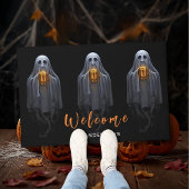 Black Boos & Brews Geist Halloween Fußmatte