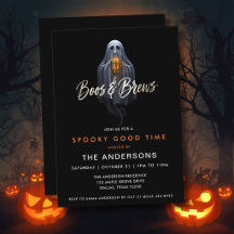 Black Boos & Brews Geister Halloween