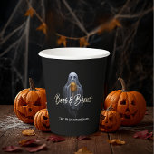 Black Boos & Brews Geister-Halloween Pappbecher