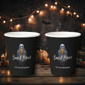 Black Boos & Brews Geister-Halloween Pappbecher