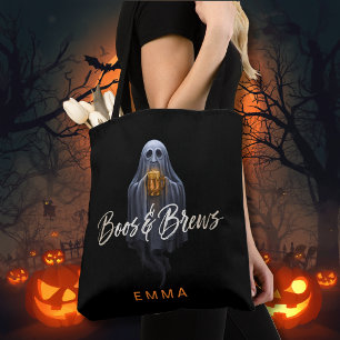 Black Boos & Brews Geister-Halloween Tasche