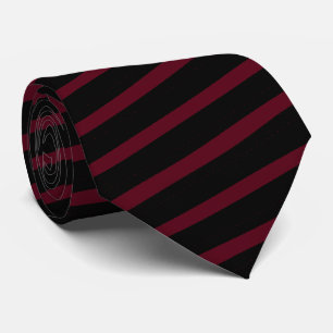 Black & Bordeaux Lines - individuell anpassbar Krawatte