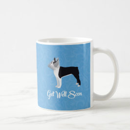 Black Boston Terrier wird bald wieder gut Funny Do Kaffeetasse